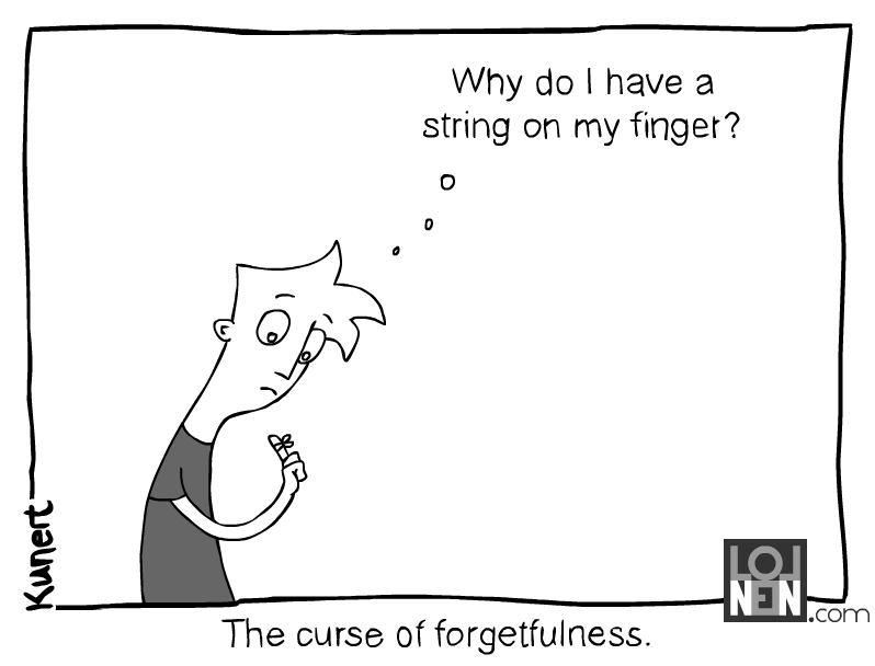 Why do I have a string on my finger?