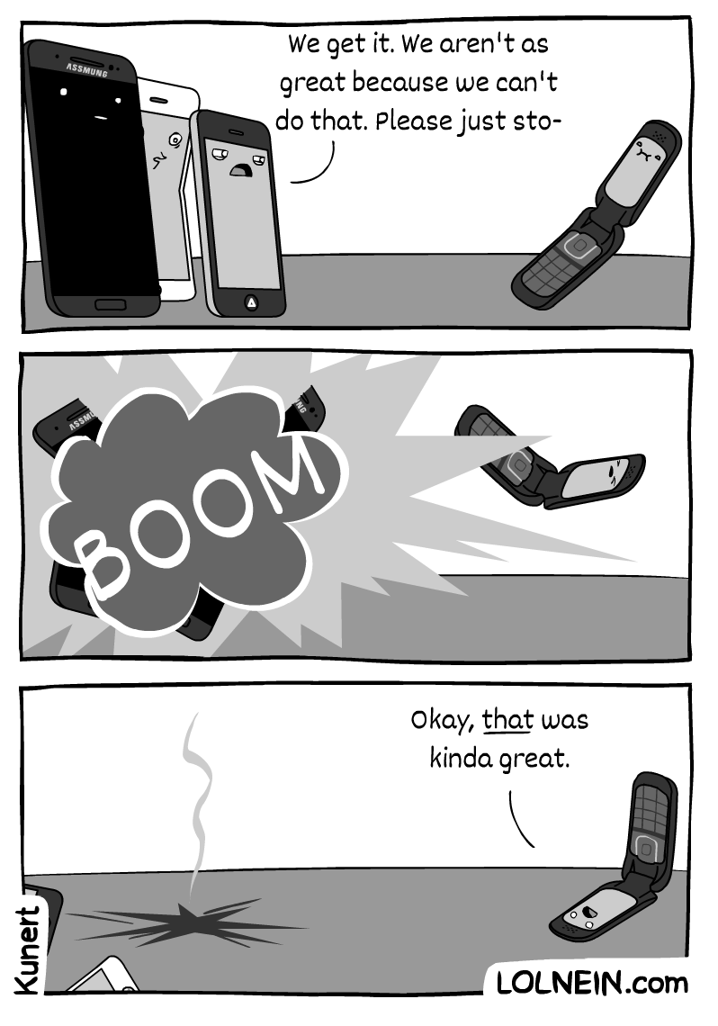 Galaxy Note 7 vs Flip Phone